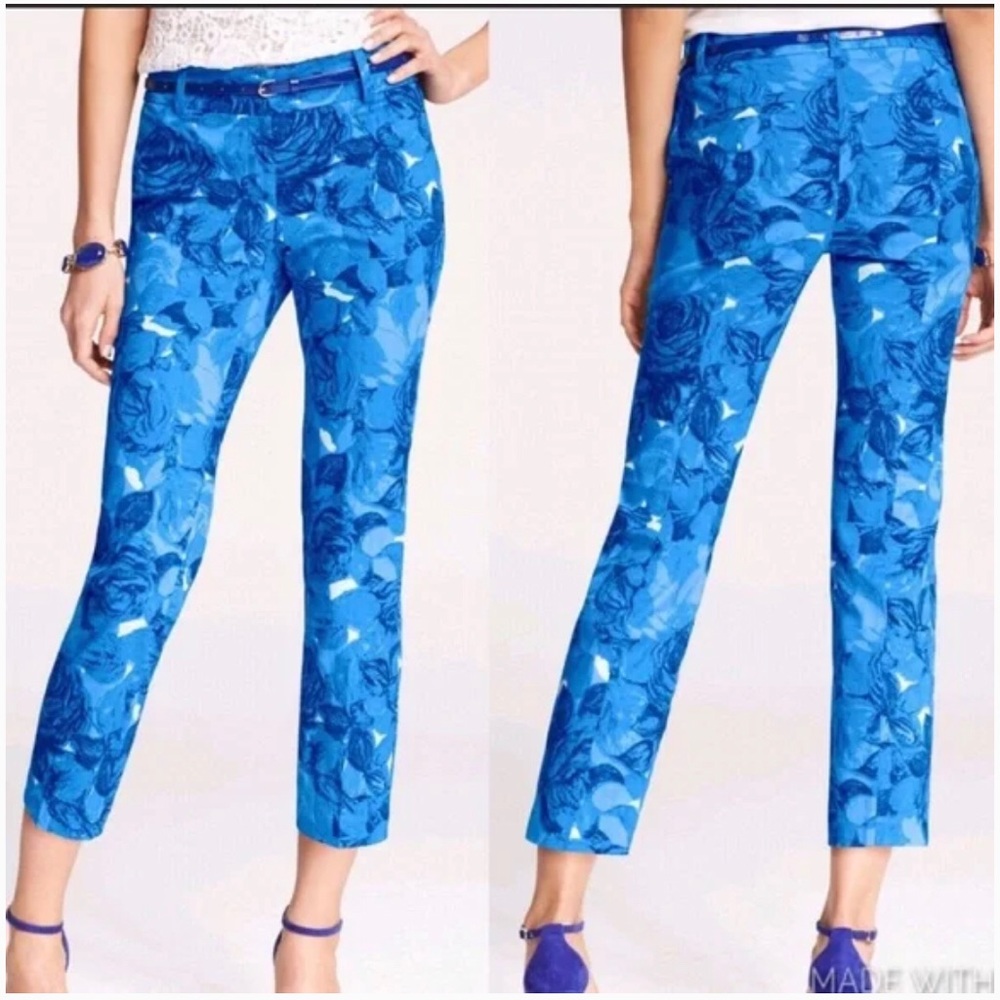 Ann Taylor Flowered Capris